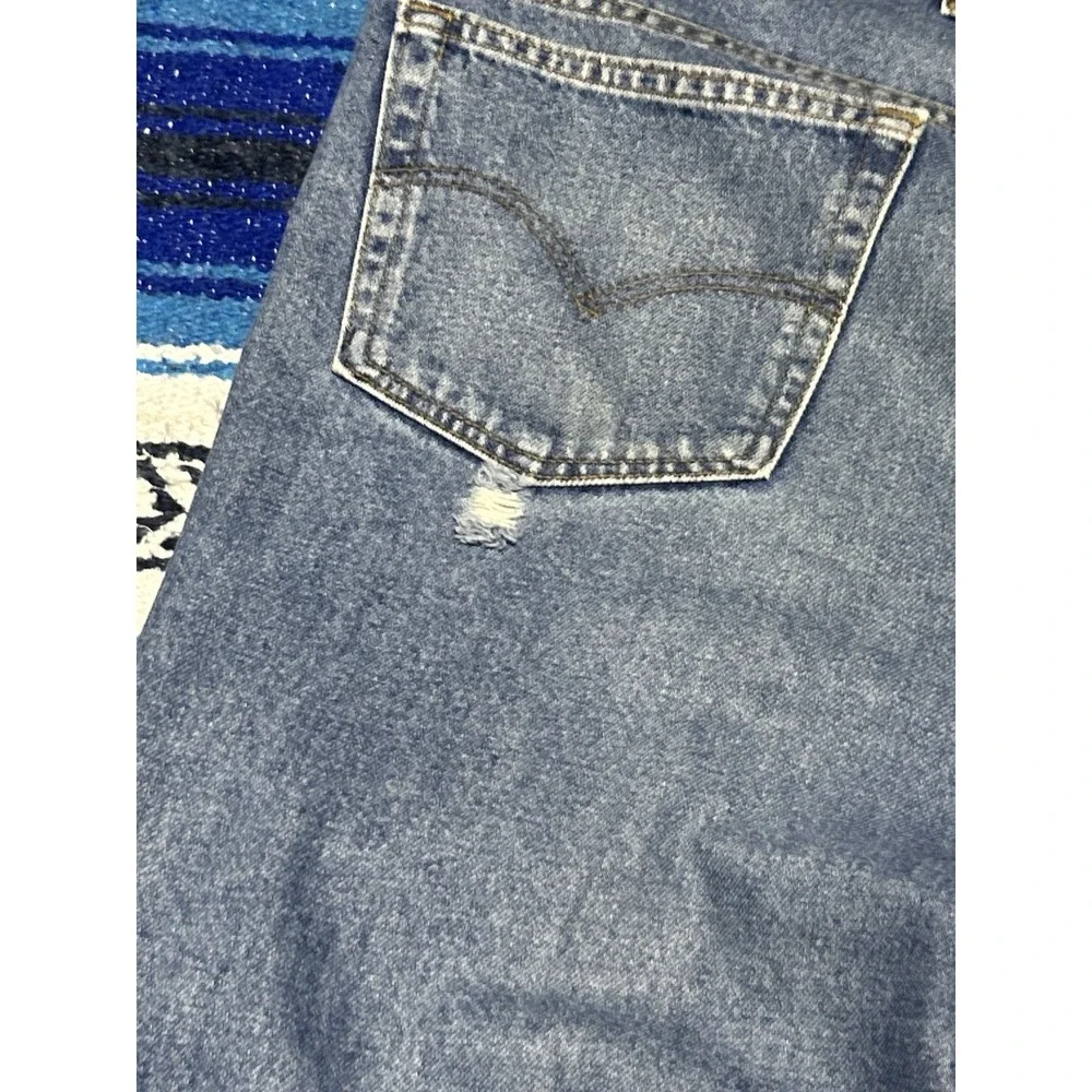 Vintage 540 Bronze Copper Brown Tab Levi's Jeans 48 x 34 Relaxed Fitlue Denim